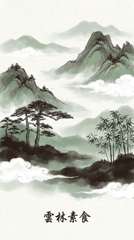 Ink landscape